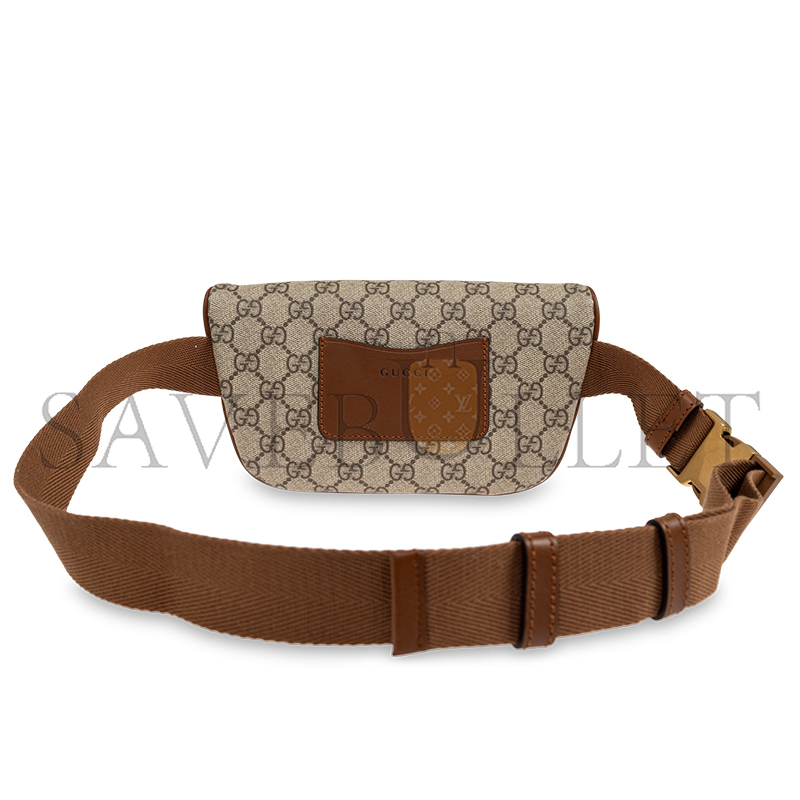GUCCI GG EMBLEM SMALL BELT BAG ‎821165 (23*13*5.5cm)